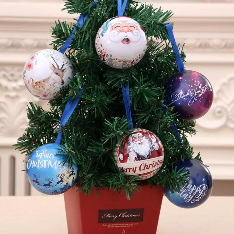 5pcs/lot Color Print Iron Ball Christmas Tree Pendant Decoration Children Gift Candy Packaging Box Christmas Ball Ornaments
5pcs/lot Color Print Iron Ball Christmas Tree Pendant Decoration Children Gift Candy Packaging Box Christmas Ball Ornaments