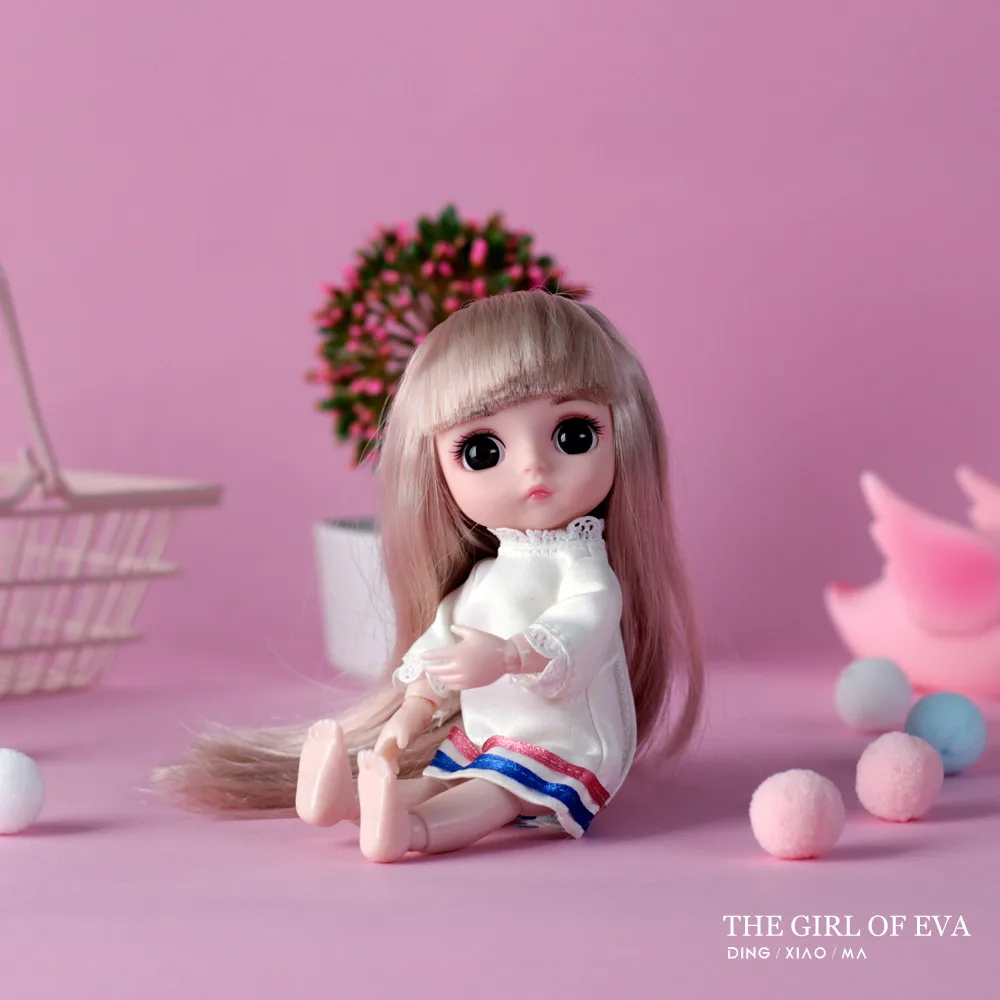 Модная Кукла умная девочка принцесса игрушка многосоставная мини имитация 3D