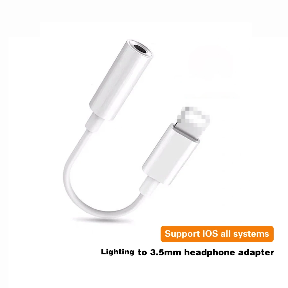 3.5mm Jack Headphone Audio Adapter for IPhone X 7 8 Plus Lighting Plug USB Audio Converter Earphone Adapter Support All Systems
3.5mm Jack Headphone Audio Adapter for IPhone X 7 8 Plus Lighting Plug USB Audio Converter Earphone Adapter Support All Systems