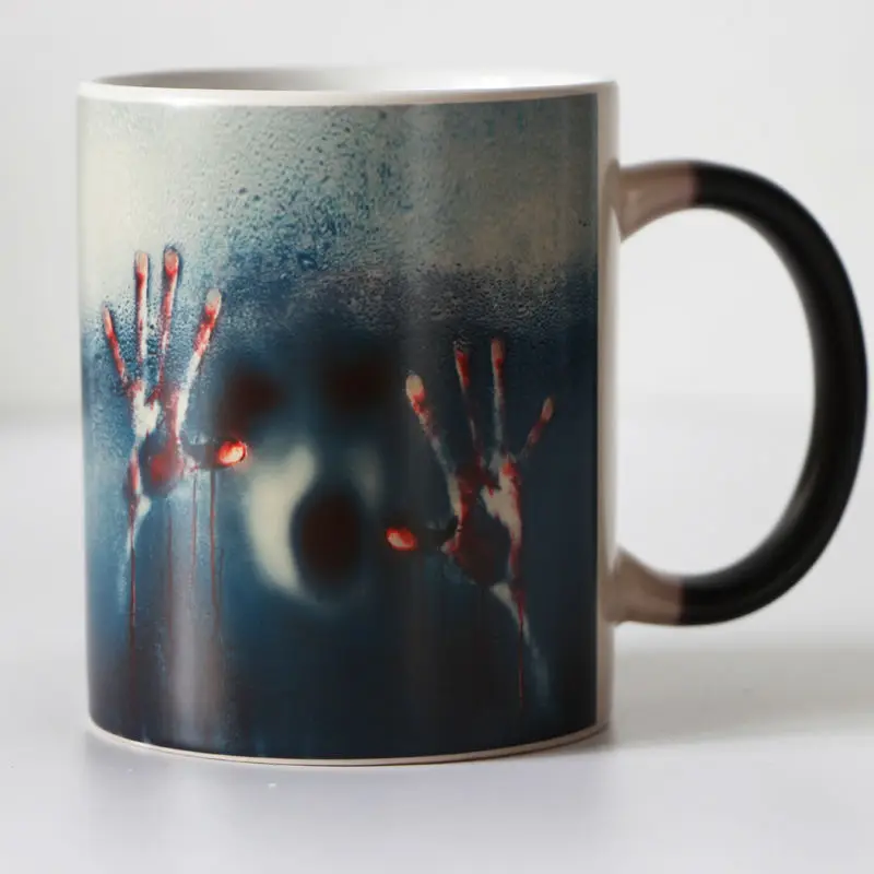 Dropshipping New ARRIVAL Frosted Zombie Color Changing cup Black Magic Coffee Mug Cups heat sensitive mugs Supprise gift
Dropshipping New ARRIVAL Frosted Zombie Color Changing cup Black Magic Coffee Mug Cups heat sensitive mugs Supprise gift