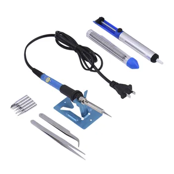 EU US Plug 60W 220V Temperature Adjustable Electric Welding Solder Soldering Iron Handle Heat Pencil Tool
EU US Plug 60W 220V Temperature Adjustable Electric Welding Solder Soldering Iron Handle Heat Pencil Tool