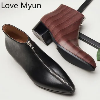 Autumn winter warm genuine leather men boots high heels fashion zip design mens business dress ankle boots quality wedding shoes
Autumn winter warm genuine leather men boots high heels fashion zip design mens business dress ankle boots quality wedding shoes