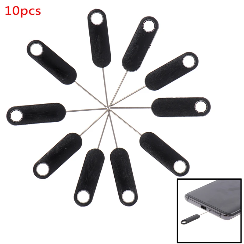 10Pcs Universal Sim Card Tray Pin Ejecting Removal Needle Opener Ejector for Smartphones Tablets Black
10Pcs Universal Sim Card Tray Pin Ejecting Removal Needle Opener Ejector for Smartphones Tablets Black