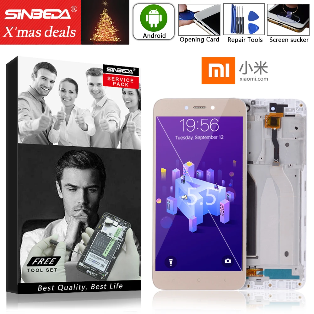 5.0" Original For XIAOMI Redmi 5A LCD Display Touch Screen with Frame For Xiaomi Redmi5A LCD Mi5 A LCD Display For Mi RedMi5 LCD
5.0" Original For XIAOMI Redmi 5A LCD Display Touch Screen with Frame For Xiaomi Redmi5A LCD Mi5 A LCD Display For Mi RedMi5 LCD