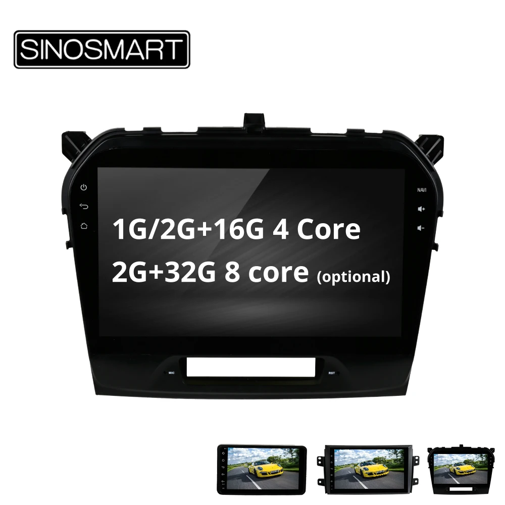SINOSMART 4 Core/8 Core CPU 2G RAM Android 8.1 Car GPS Navigation Player for Suzuki SX4, Vitara, Jimny Fiat Sedici No Canbus
SINOSMART 4 Core/8 Core CPU 2G RAM Android 8.1 Car GPS Navigation Player for Suzuki SX4, Vitara, Jimny Fiat Sedici No Canbus