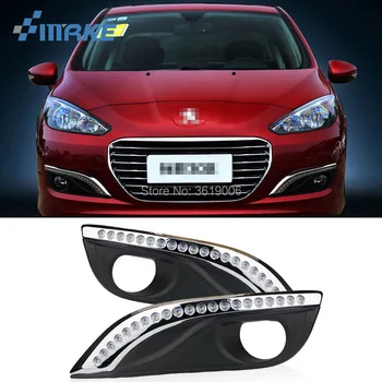 smRKE For Peugeot 308 2012-2014 LED DRL Daytime Running Lights White Driving Light + Yellow Turn Signal Waterproof
smRKE For Peugeot 308 2012-2014 LED DRL Daytime Running Lights White Driving Light + Yellow Turn Signal Waterproof