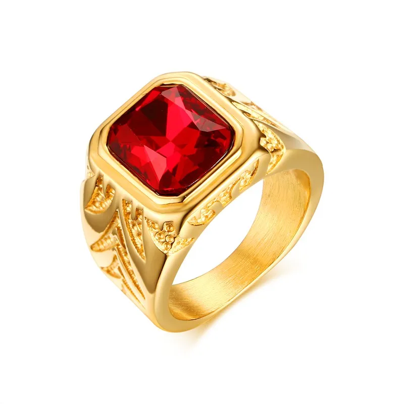 JHSL Brand 316L Stainless Steel Big Male Men Red Cubic Zirconia Stone Rings Fashion Jewelry size 8 9 10 11 12
JHSL Brand 316L Stainless Steel Big Male Men Red Cubic Zirconia Stone Rings Fashion Jewelry size 8 9 10 11 12