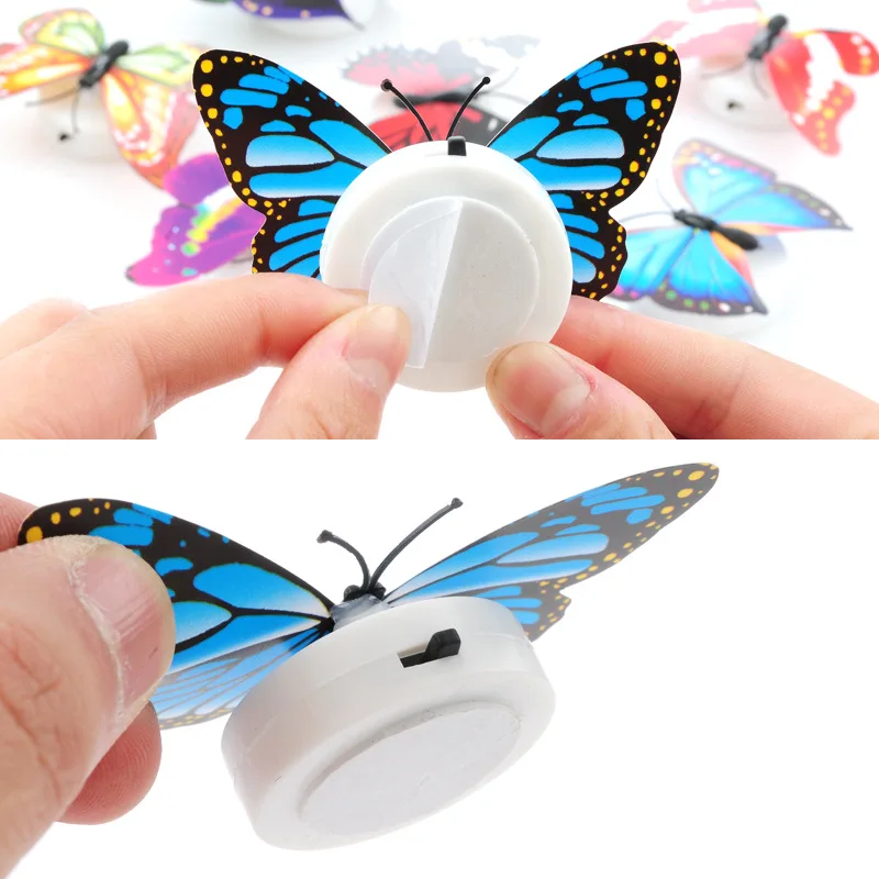 Creative seven color Butterfly small Night Lamp-sticky led decorative wall lamp shining Butterfly wander stall supply
Creative seven color Butterfly small Night Lamp-sticky led decorative wall lamp shining Butterfly wander stall supply