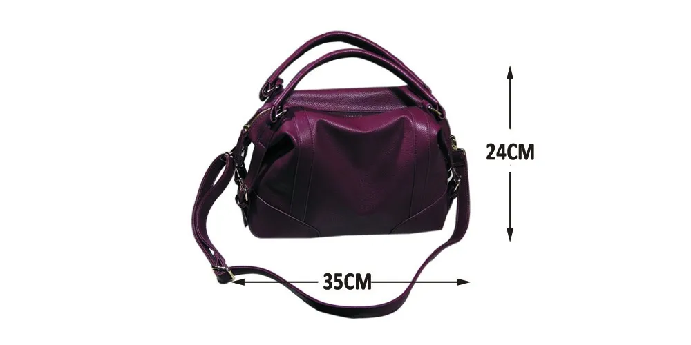 Soft Leather Handbags Large Capacity Women Bag Zipper Ladies Shoulder Bag Hobos Bags New Arrivals Herald Fashion