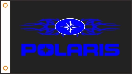 Флаг для мотоцикла баннер флаг POLARIS 3x5 футов полиэстер 001 | Дом и сад