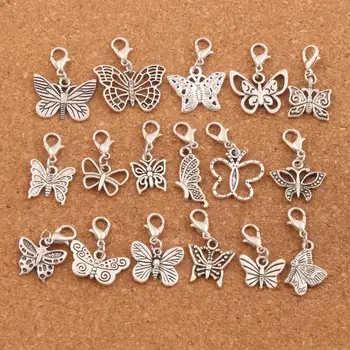 mix Butterfly Charm Bead 17styles 170pcs zinc alloy Floating Lobster Claw Clasp Charm Beads CM57
mix Butterfly Charm Bead 17styles 170pcs zinc alloy Floating Lobster Claw Clasp Charm Beads CM57
