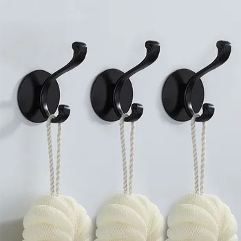 3 pcs Bathroom Towel Wall Hooks Black Kitchen Ranger Robe Hook Nail Free Aluminum Key Hat Bag Hanger Holder Clothes Hook
3 pcs Bathroom Towel Wall Hooks Black Kitchen Ranger Robe Hook Nail Free Aluminum Key Hat Bag Hanger Holder Clothes Hook