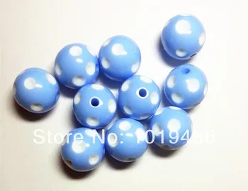 100PCS/Lot spring Pale sky blue Color 20MM Acrylic Polka Dot Beads, Acrylic Round Chunky Beads for Chunky Necklace Jewelry
100PCS/Lot spring Pale sky blue Color 20MM Acrylic Polka Dot Beads, Acrylic Round Chunky Beads for Chunky Necklace Jewelry