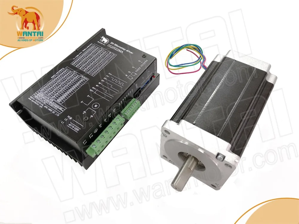 New arrival! 1Axis cnc router Nema34 12N.m(1700oz-in) 6A Stepper Motor 85BYGH450C-060 & Driver DQ2522MA 110V-220V 256Micro
New arrival! 1Axis cnc router Nema34 12N.m(1700oz-in) 6A Stepper Motor 85BYGH450C-060 & Driver DQ2522MA 110V-220V 256Micro