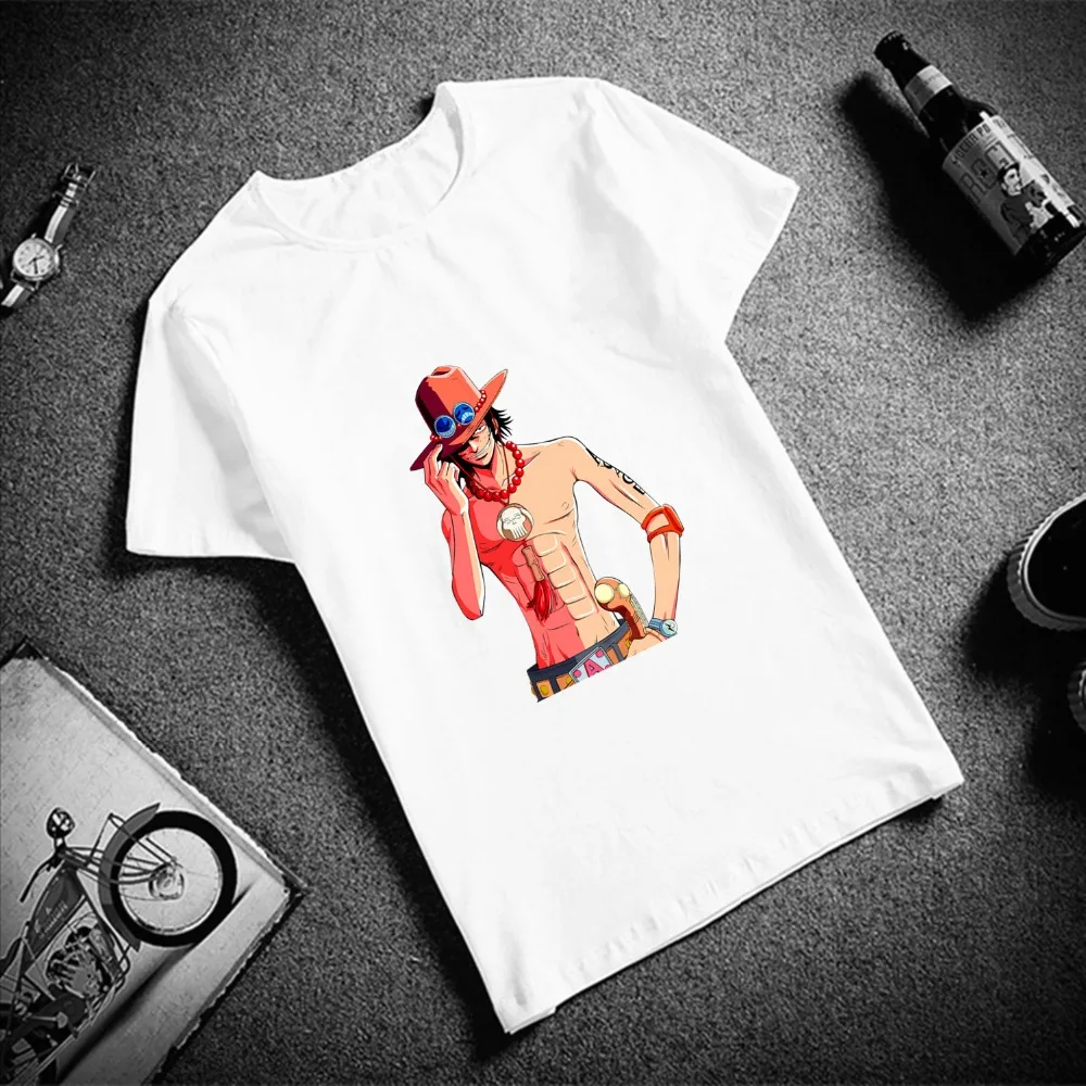 Fashion Short Sleeve T Shirt Men One Piece Ace Figure Art Print Printed 100% Cotton Top Tees Men Casual O Neck Couple TShirt
Fashion Short Sleeve T Shirt Men One Piece Ace Figure Art Print Printed 100% Cotton Top Tees Men Casual O Neck Couple TShirt