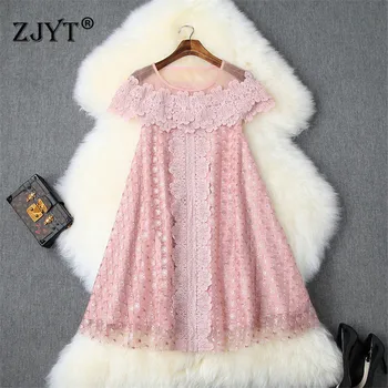 Fashion New Summer Dresses Women 2019 Brand Designer Elegant Cloak Sleeve Embroidery Cute Loose Tulle Dress Party Vestidos
Fashion New Summer Dresses Women 2019 Brand Designer Elegant Cloak Sleeve Embroidery Cute Loose Tulle Dress Party Vestidos