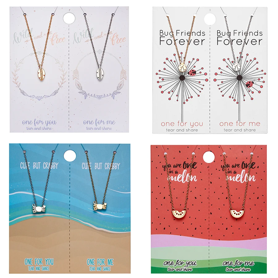 Rinhoo 2 PCs/Set Pendant Necklace with Card Simple Leaf Pendant Paper Card Necklace Couple Necklace Women Men Fashion Jewelry
Rinhoo 2 PCs/Set Pendant Necklace with Card Simple Leaf Pendant Paper Card Necklace Couple Necklace Women Men Fashion Jewelry