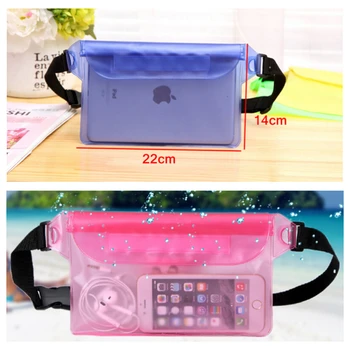 50pcs/lot Waterproof PVC Plastic Bag Water Resistant Waist Pack Pocket Pouch for Iphone Pad Purse Water Sports Gadgets
50pcs/lot Waterproof PVC Plastic Bag Water Resistant Waist Pack Pocket Pouch for Iphone Pad Purse Water Sports Gadgets