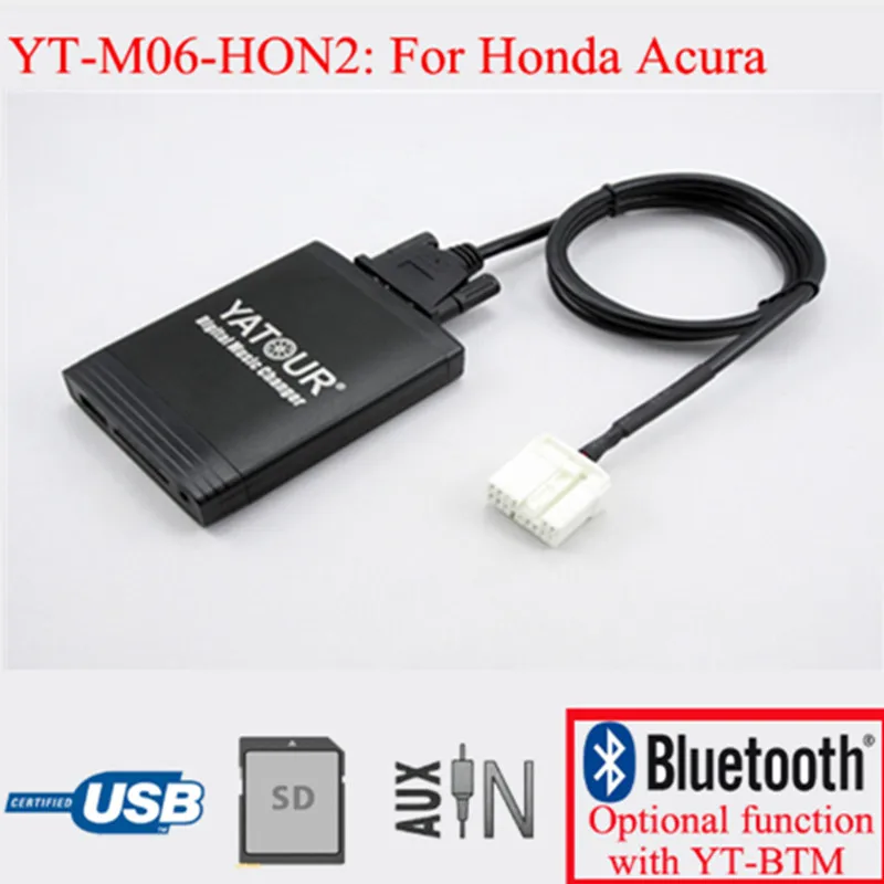 Yatour for Honda Acura 2004-2011 Accord Civic CRV Element with YT-HONY Y Cable for Navigation Radio Digital CD changer MP3 USB 9
Yatour for Honda Acura 2004-2011 Accord Civic CRV Element with YT-HONY Y Cable for Navigation Radio Digital CD changer MP3 USB 9