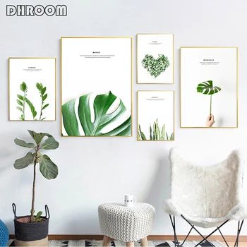 Nordic Ins Green Plant Leaves Wall Art Poster and Prints Decoration Modern Minimalist Canvas Painting for Living Room Home Decor
Nordic Ins Green Plant Leaves Wall Art Poster and Prints Decoration Modern Minimalist Canvas Painting for Living Room Home Decor
