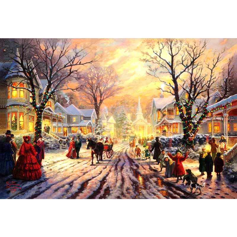 NEW DIY 5D Diamond Painting Snow Landscape Christmas Full Diamond Mosaic Scenery diamond Embroidery rhinestones Gifts
NEW DIY 5D Diamond Painting Snow Landscape Christmas Full Diamond Mosaic Scenery diamond Embroidery rhinestones Gifts