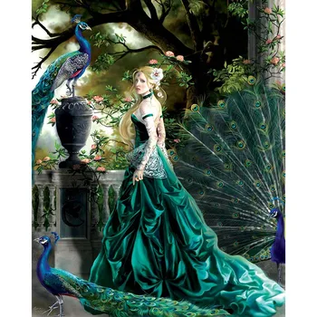 Home Decoration "Green Fairy And Peacock" DIY 5D Diamond Embroidery Cross Stitch kits Resin Hobby Craft KBL
Home Decoration "Green Fairy And Peacock" DIY 5D Diamond Embroidery Cross Stitch kits Resin Hobby Craft KBL
