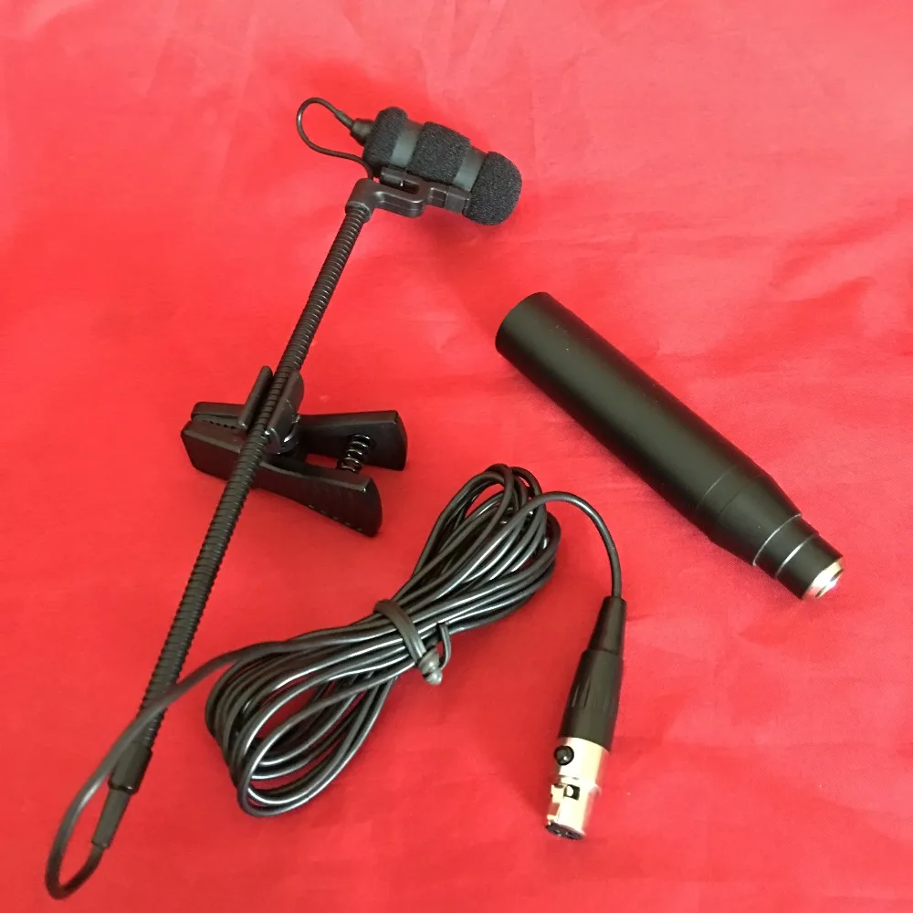MU100 Microphone + M100S Sax Clamp + XLR Phantom Power Adaptor Condenser Clip-on Saxophone Microphone for Wind Instruments Drum
MU100 Microphone + M100S Sax Clamp + XLR Phantom Power Adaptor Condenser Clip-on Saxophone Microphone for Wind Instruments Drum