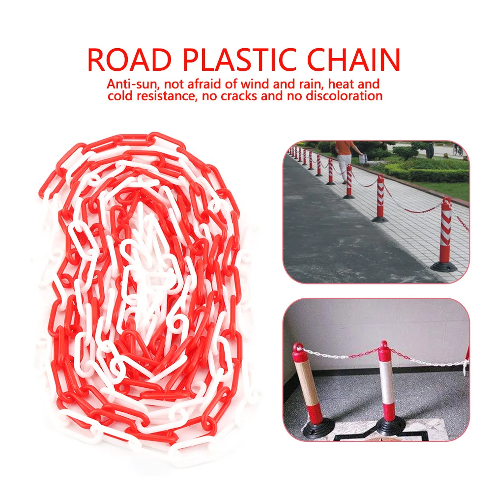 5M Plastic Warning Chain Road Warning Block Barrier For Traffic Crowd Parking Control Used In Urban Roads Highway Maintenance
5M Plastic Warning Chain Road Warning Block Barrier For Traffic Crowd Parking Control Used In Urban Roads Highway Maintenance