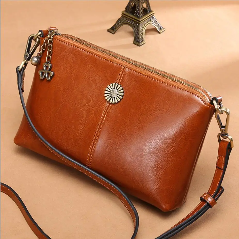 Vintage Genuine Cowhide Ladies Handbags Korean Mini Shoulder Bag Crossbody Bags Women Clutch Hot Sale bolso mujer Sac femme
Vintage Genuine Cowhide Ladies Handbags Korean Mini Shoulder Bag Crossbody Bags Women Clutch Hot Sale bolso mujer Sac femme