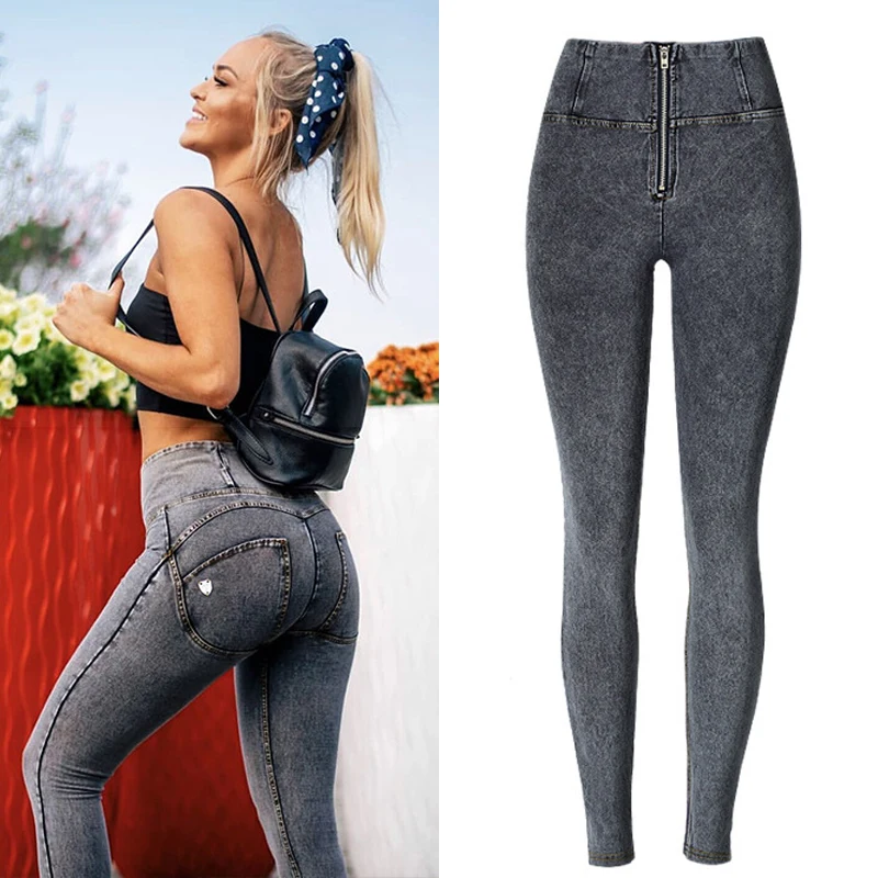 Women Skinny Stretch Jeans Peach Lift Hips Push Up Fitness Shaping Pencil Pants Denim Tights Super Elastic High Waist Leggings
Women Skinny Stretch Jeans Peach Lift Hips Push Up Fitness Shaping Pencil Pants Denim Tights Super Elastic High Waist Leggings