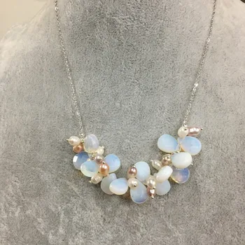 Lii Ji Natural Shining Moonstone Crystal Drop Pearl Necklace Women Jewelry Drop shipping
Lii Ji Natural Shining Moonstone Crystal Drop Pearl Necklace Women Jewelry Drop shipping