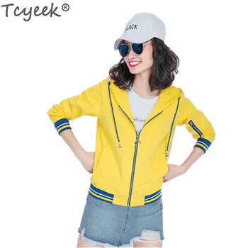 Tcyeek 2020 Autumn Women's Fashion Sweatershirts Jackets Hooded Long Sleeve Female Jacket Ladies Casual Outerwear Clothes LWL499
Tcyeek 2020 Autumn Women's Fashion Sweatershirts Jackets Hooded Long Sleeve Female Jacket Ladies Casual Outerwear Clothes LWL499