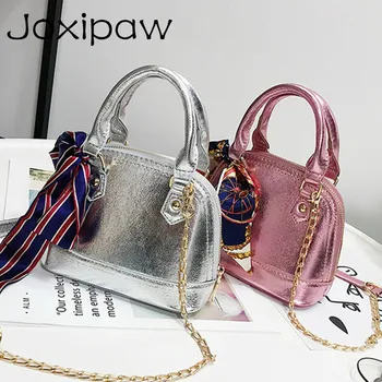 Shiny Shell Bag Female Frosted Patent Leather PU Glitter Tote Bags Summer Women Handbags Small Ladies Shoulder Bag Bolsos Mujer
Shiny Shell Bag Female Frosted Patent Leather PU Glitter Tote Bags Summer Women Handbags Small Ladies Shoulder Bag Bolsos Mujer