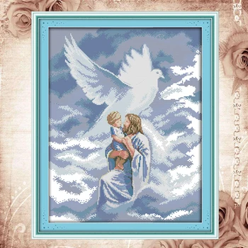 Joy Sunday cross stitch kits needlework kits Jesus angel DMC 14CT 11CT cotton fabric deco painting gift art factory wholesale
Joy Sunday cross stitch kits needlework kits Jesus angel DMC 14CT 11CT cotton fabric deco painting gift art factory wholesale