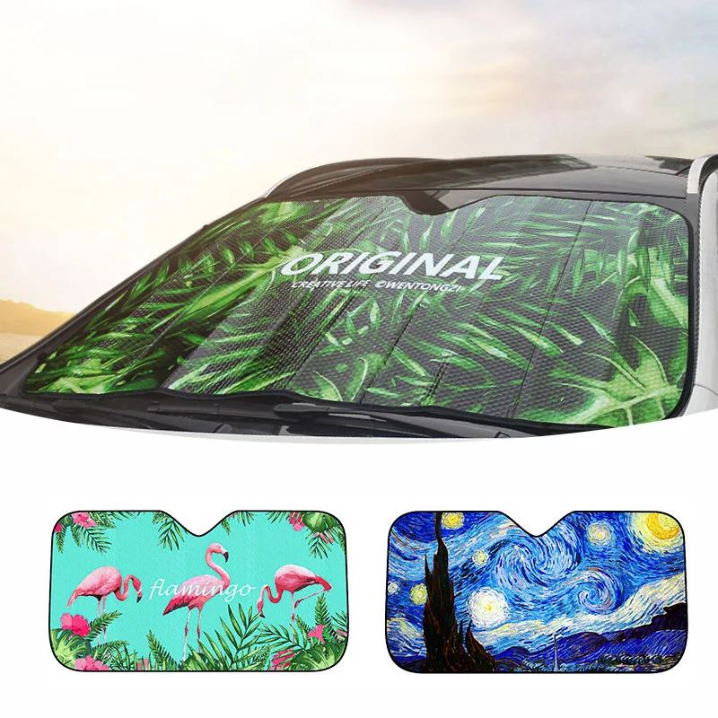 Car Styling Front Window Glass Summer Heat Shield Sun Ray Reflector Windshield Heat Insulation Cover Protector Mat
Car Styling Front Window Glass Summer Heat Shield Sun Ray Reflector Windshield Heat Insulation Cover Protector Mat