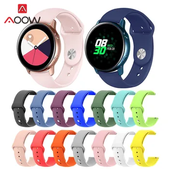 20mm Silicone Watchband for Samsung Galaxy Watch Active 42mm Gear S2 Sport Replacement Bracelet Band Strap for SM-R500 SM-R810
20mm Silicone Watchband for Samsung Galaxy Watch Active 42mm Gear S2 Sport Replacement Bracelet Band Strap for SM-R500 SM-R810