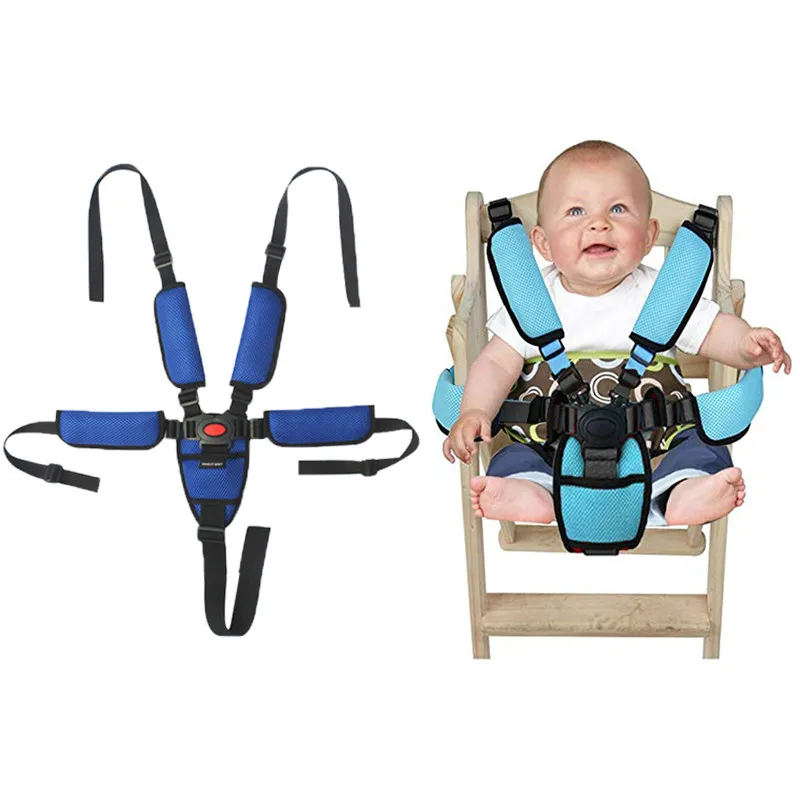 

Baby Car Seat Five-Point Safety Belt Fixed Strap Children Highchair Seats Belt Strap Kids Seatbelts Baby Stroller Accessories