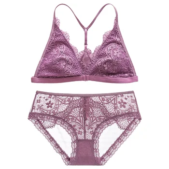 Lace bralette ultra-thin brassiere with pad and panties 2017 new women sexy underwear sets front button bra set girl beauty back
Lace bralette ultra-thin brassiere with pad and panties 2017 new women sexy underwear sets front button bra set girl beauty back