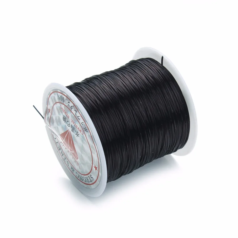 LOULEUR 1 Rolls/lot 10 Colors Elastic Cords Stretch Beading Wire/Cord/String/Thread for DIY Bracelets Jewelry Making Materials LOULEUR 1 Rolls/lot 10 Colors Elastic Cords Stretch Beading Wire/Cord/String/Thread for DIY Bracelets Jewelry Making Materials