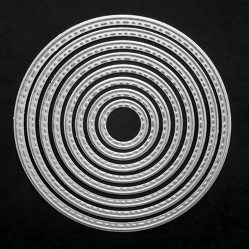 8pcs Round dies Frame Background Craft Die Metal Cutting Dies Paper Dies Cut for DIY Paper Card making Scrapbooking Decoration
8pcs Round dies Frame Background Craft Die Metal Cutting Dies Paper Dies Cut for DIY Paper Card making Scrapbooking Decoration