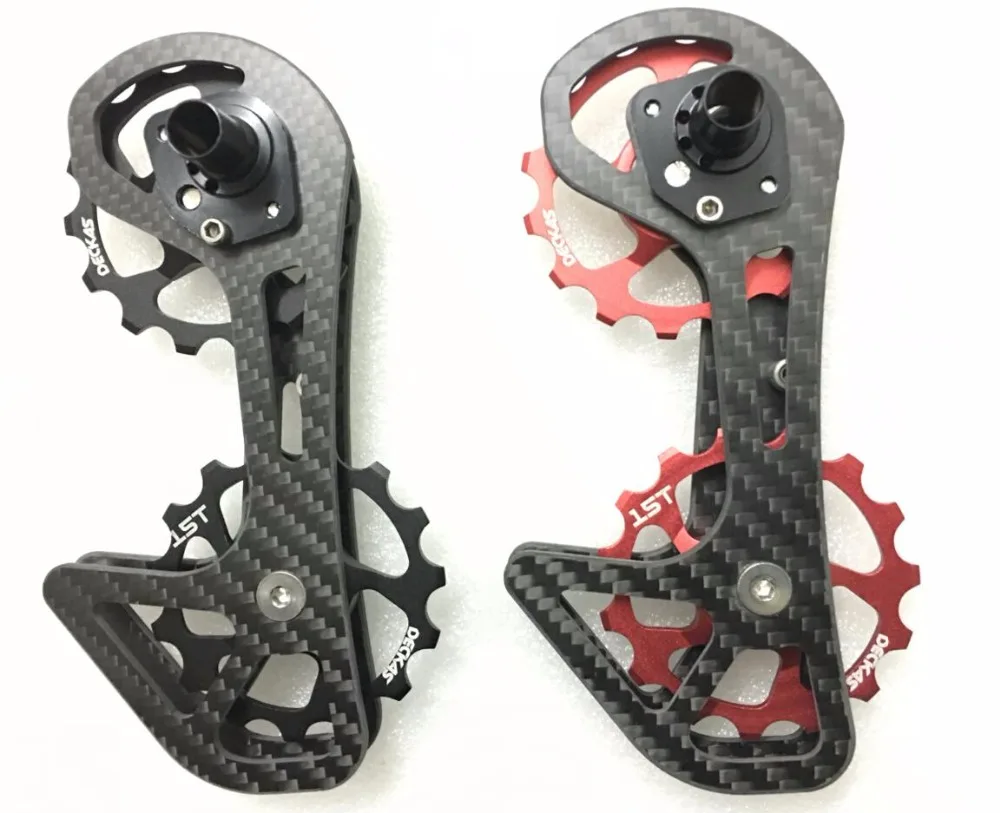 DECKAS Road bicycle rear derailleur pulleys Bike Carbon ceramic bearing jockey wheels15T-15T Use for 6800/6870/ 9000/9070
DECKAS Road bicycle rear derailleur pulleys Bike Carbon ceramic bearing jockey wheels15T-15T Use for 6800/6870/ 9000/9070