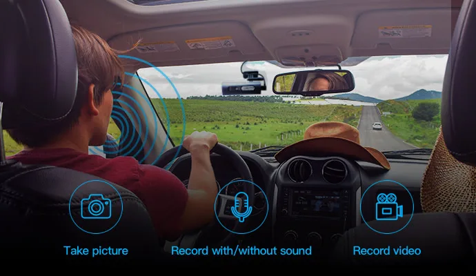 English/Russian Version 70mai Smart Wifi Car DVR Dash Cam Wireless 1080P HD Night Version Car Camera 130 Degree Driving Recorder