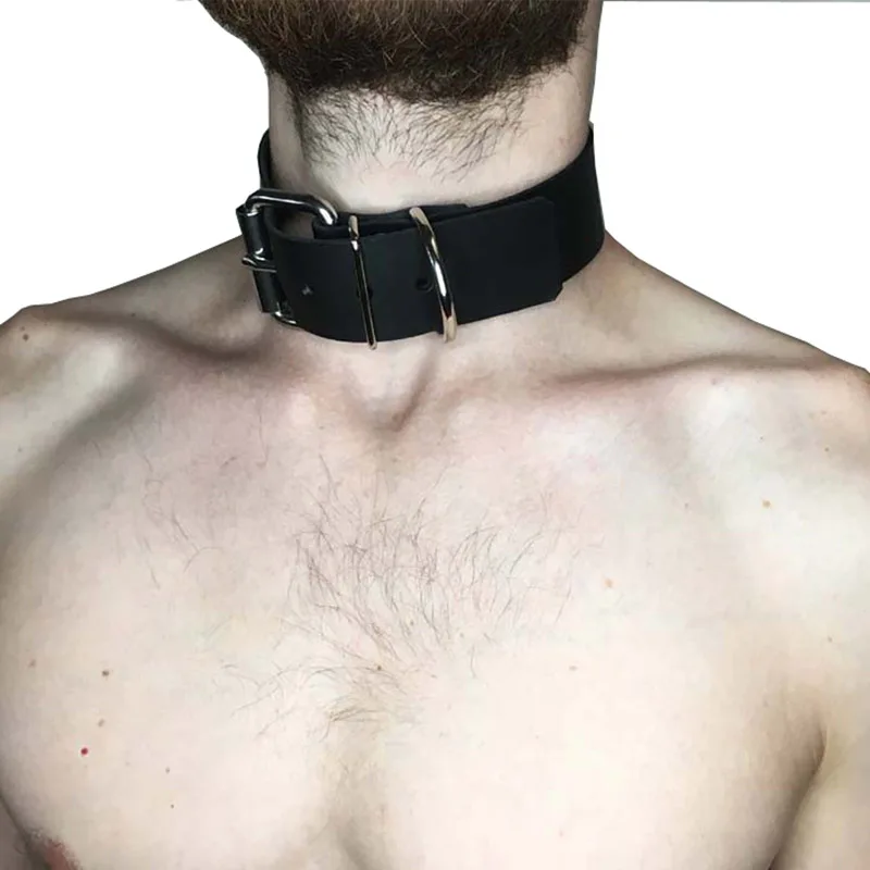 Male bondage collar photos