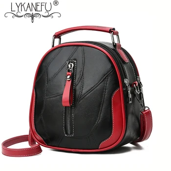 LYKANEFU Sheepskin Genuine Leather Bag Small Women Messenger Bags Tote Purse Handbag Patchwork Leather Cross Body Bag for Girls
LYKANEFU Sheepskin Genuine Leather Bag Small Women Messenger Bags Tote Purse Handbag Patchwork Leather Cross Body Bag for Girls