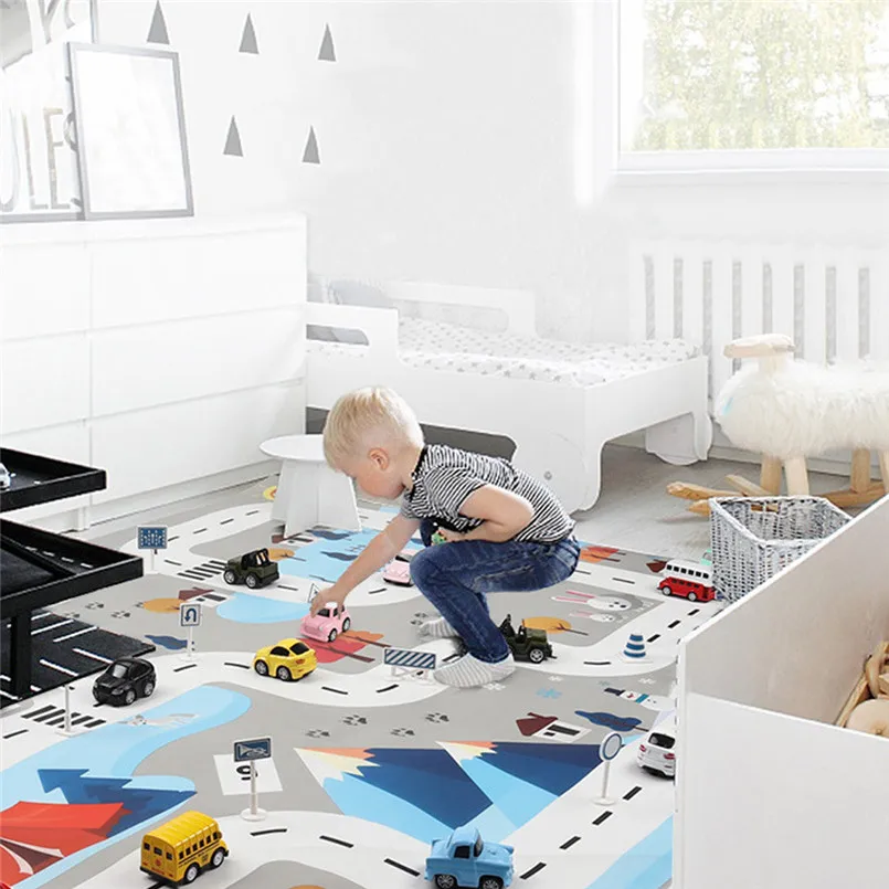 Children's play mat Kids Play Mat City Road Buildings Parking Map Game Scene Map Educational Toys tapete infantil #4j17
Children's play mat Kids Play Mat City Road Buildings Parking Map Game Scene Map Educational Toys tapete infantil #4j17