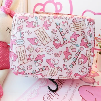Cute Cartoon My Melody Cosmetic Bags Cartoon Girls Travel Wash Bags Lady Necessary Organizer Hang Makeup Bag Storage Beauty Bags
Cute Cartoon My Melody Cosmetic Bags Cartoon Girls Travel Wash Bags Lady Necessary Organizer Hang Makeup Bag Storage Beauty Bags