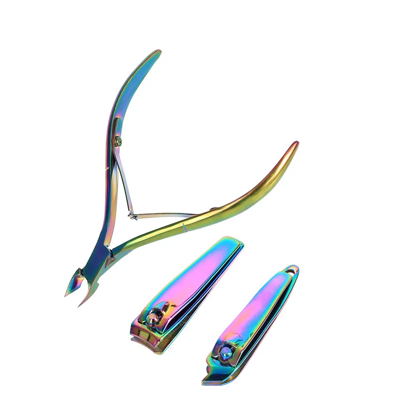 1pc 3 Style Rainbow Nail Art Cuticle Scissors Dead Skin Callus Removal Tool Colored Steel Clipper Manicure Equipment New Arrival
1pc 3 Style Rainbow Nail Art Cuticle Scissors Dead Skin Callus Removal Tool Colored Steel Clipper Manicure Equipment New Arrival