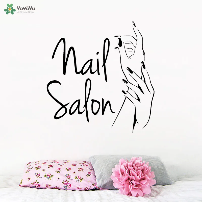 YOYOYU Wall Decal Nail Bar Sign Vinyl Wall Sticker Polish Manicure Girls Beauty Salon Art Mural Removable Window Decor DIY CT592
YOYOYU Wall Decal Nail Bar Sign Vinyl Wall Sticker Polish Manicure Girls Beauty Salon Art Mural Removable Window Decor DIY CT592