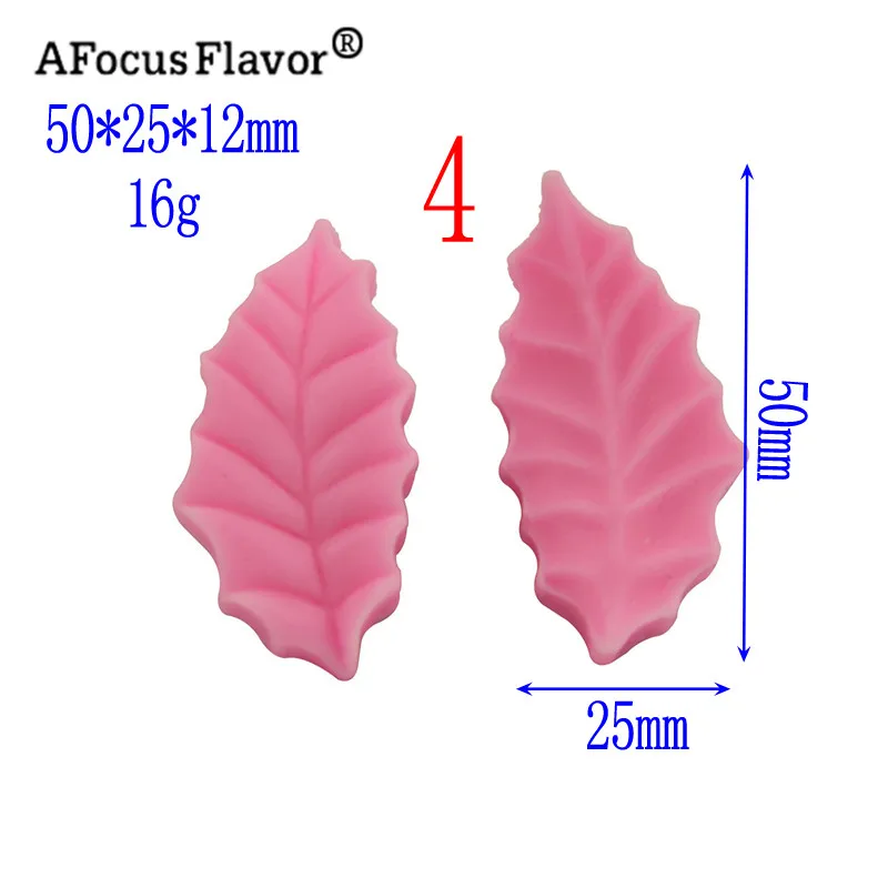 1 Набор Сделай своими руками листья из смолы силиконовые формы для торта
