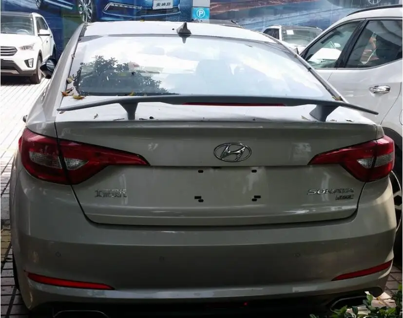 ABS грунтовка для заднего крыла автомобиля спойлер багажника Hyundai Sonata 9 2014 2015 2016 2017